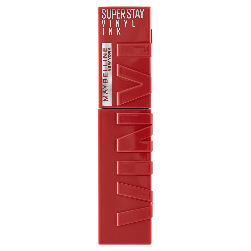 Maybelline New York Rossetto a Lunga Tenuta Effetto Vinilico Superstay Vinyl Ink 100 Charmed